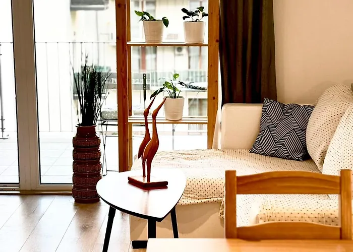 Scandinavian-style Downtown With A Terrace Lägenhet *